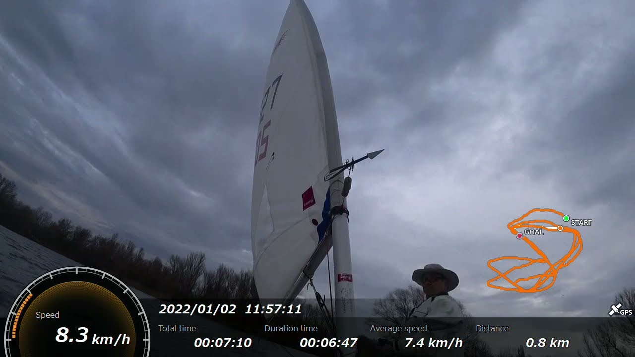 Neujahrssegeln 2022 auf Südsee in Braunschweig