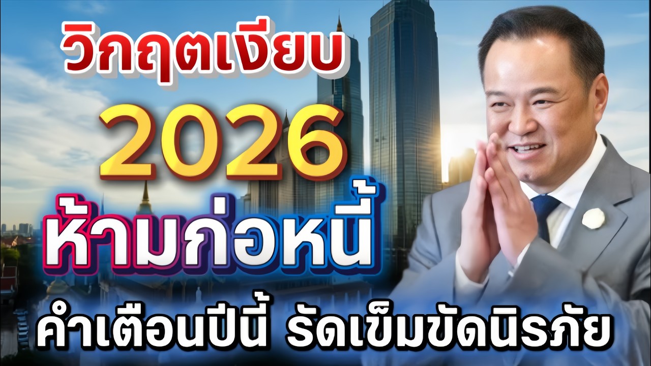 วิกฤตเงียบ 2026 ห้ามก่อหนี้ คำเตือนปีนี้ รัดเข็มขัดนิรภัย