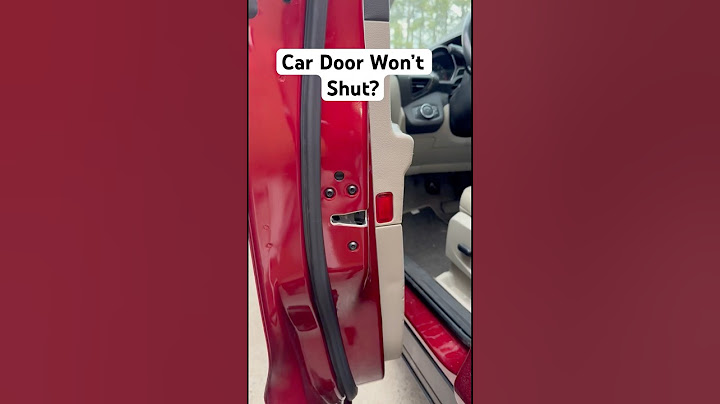 Car door won’t shut? Check this first. #cars #doors #lock #automobile #mechanic #cartips #shorts