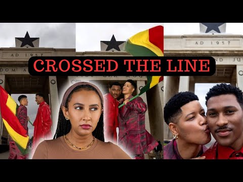 Ghanaians OUTRAGED After 🏳️‍🌈 Couple Kiss At Independence Square Goes Viral