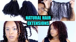 The Most REALISTIC Looking NATURAL HAIR CLIP-IN EXTENSIONS! ⇢ Install &amp; Blend | HerGivenHair