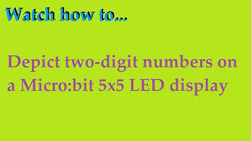 Makecode Microbit - Displaying a 2-digit number in one image