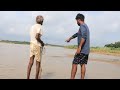 Amazing net fishing || অনেকদিন পর দাদুকে নিয়ে অজয় নদীতে মাছ ধরতে এসেছি || Fishing world 01