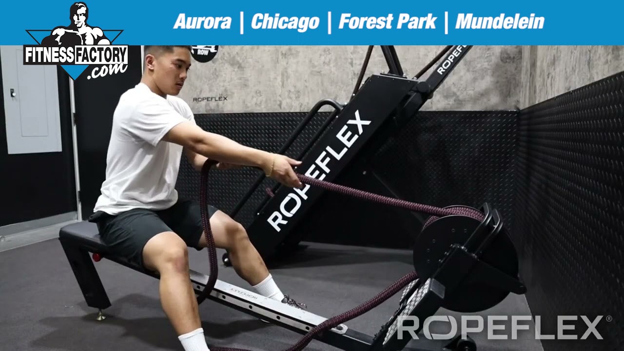 Ropeflex RX3200 Rope Pulling Machine at FitnessFactory.com