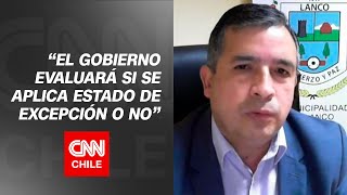 Juan Rocha, alcalde de Lanco, analiza nuevos ataques incendiarios y estado de excepción