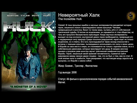 Невероятный Халк - русский трейлер (2008)