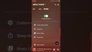 S10 + Music player with EDGE view on Android screenshot 5