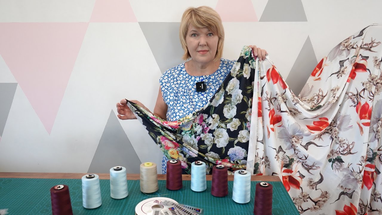 Получила подарок от подписчицы. Обзор тканей и полезных мелочей для шитья