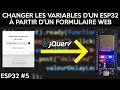 Rcuprer les valeurs dun formulaire web sans rafrachir la page jquery esp32 p5