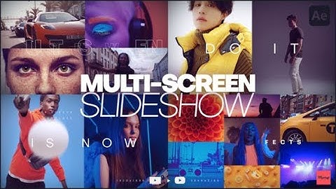 Multi-Screen Slideshow | After Effects Template