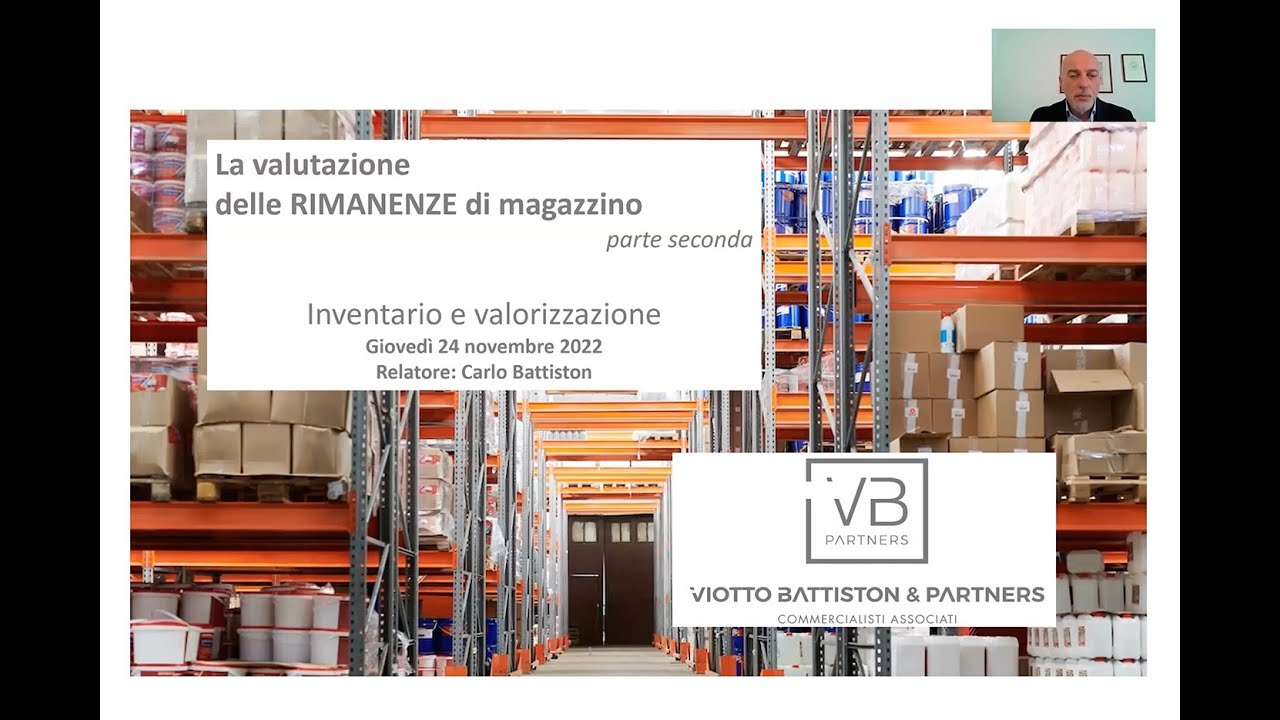 La valutazione delle rimanenze - Inventario e valorizzazione - YouTube