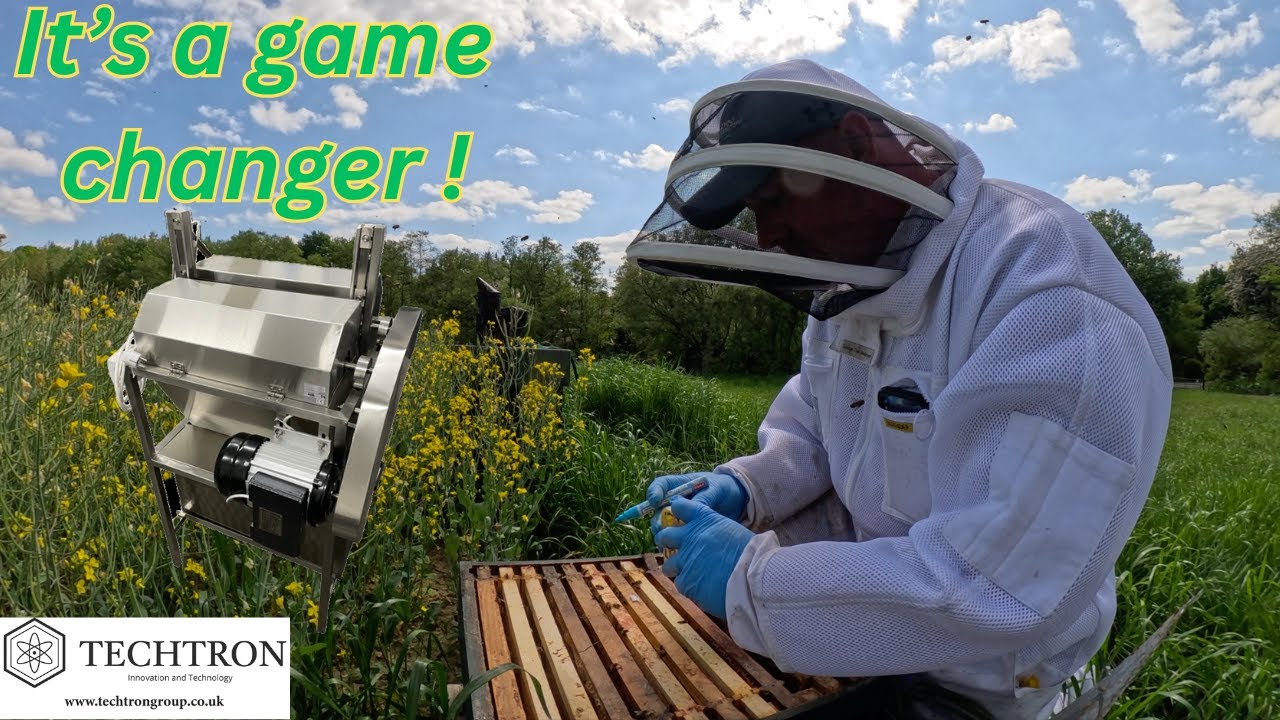 Simply Beeutiful Honey, New honey un-capper, Walk through a swarm