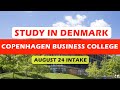 Study in Denmark | Copenhagen Business College | Aug 24 Intake | Latest Update | Spectrum Overseas |