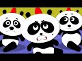 Five Little Pandas | Nursery Rhymes | Kids Songs | Baby Videos