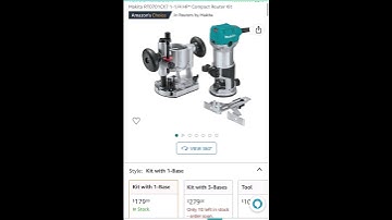 44 % off Makita RT0701CX7 1-1/4 HP* Compact Router Kit