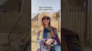 When i went to Egypt and i made so many friends