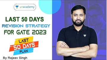 Last 50 Days Revision Strategy for GATE 2023 | Rajeev Singh #rajeevsir #gate #gate2023 #mechanical