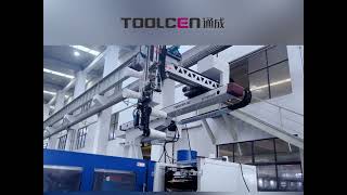 Cups 2-cavity top-entry IML robot.