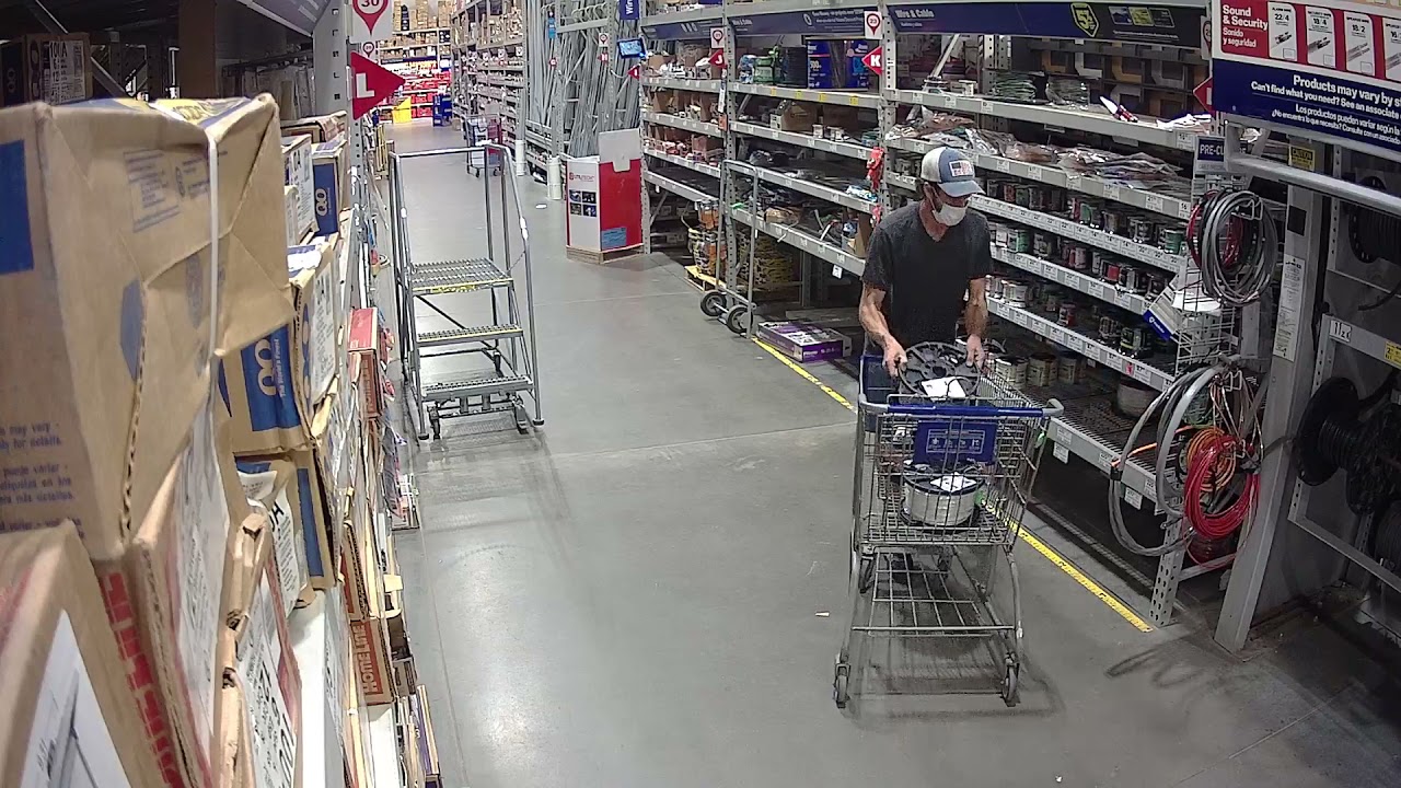 SHOPLIFTING WIRE AT LOWES 06/24/2021 2111808 YouTube