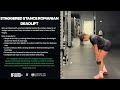 Staggered Stance Romanian Deadlift