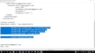 Configuración Autenticación ASP NET MVC5 Configurar Login, Recuperar Clave, Confirmar Correo parte3