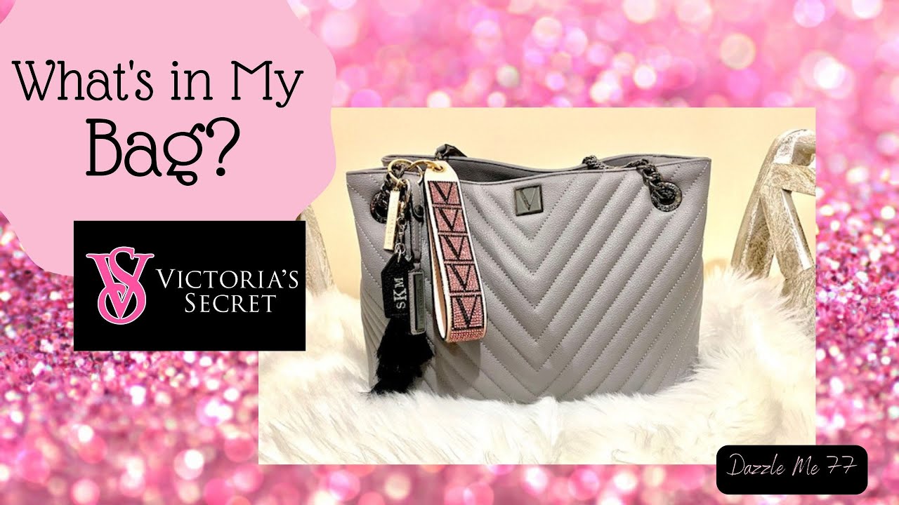 .com: Victoria's Secret Angel City Tote Bag Black : Clothing