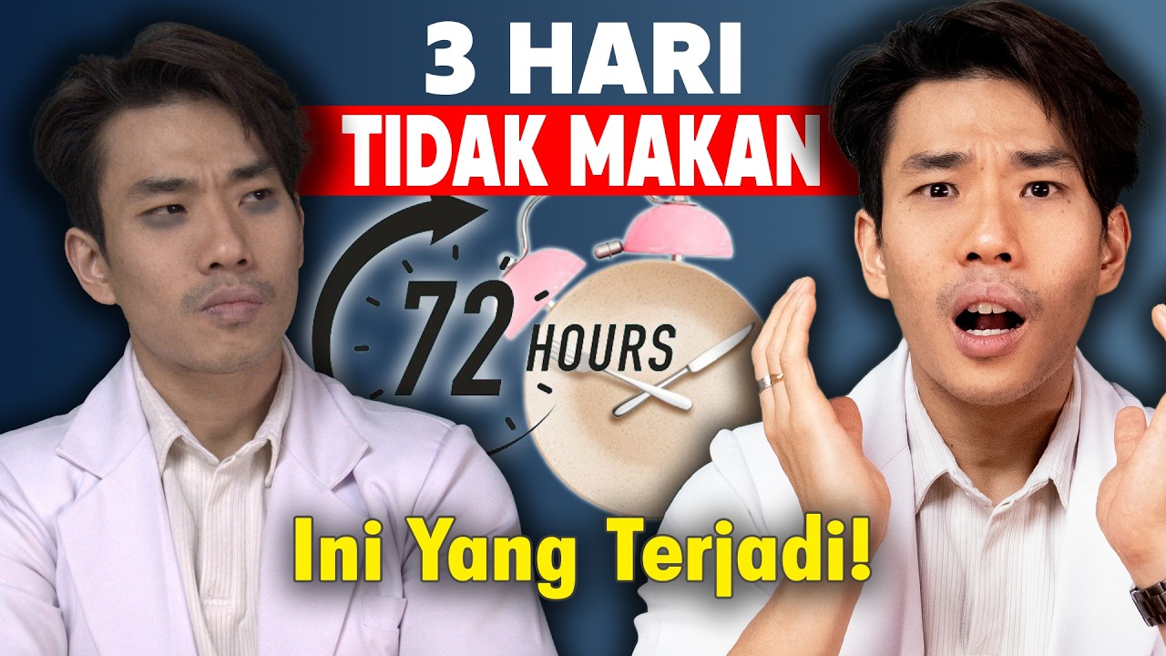 GA MAKAN Selama 3 HARI (72 JAM), Ini Yang Terjadi di Lambung & Dalam TUBUH