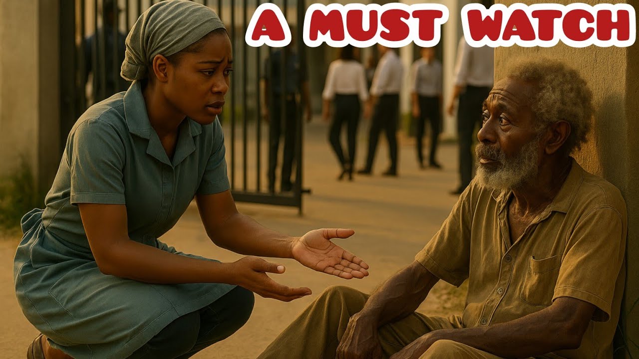 poor cleaner helped an old man unaware he is the father of the CEO  : #sankofatales  #tales