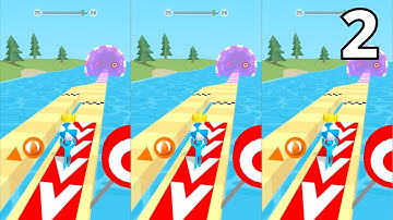 Tricky Track 3D Gameplay Walkthrough (16 - 30 Level) (Android IOS)