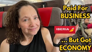 My ENTIRE Experience With Iberia | Surprise Downgrade | Economy  Flight Review (9 Hours on A330-200)