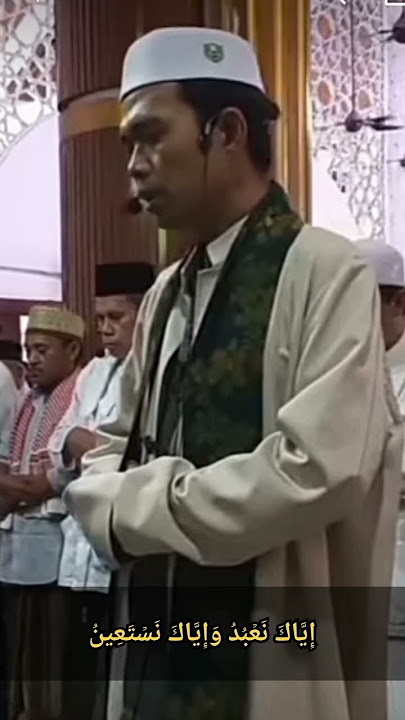 Viral‼️Merdunya Syekh Abdul Somad, Ketika Menjadi Imam Shalat, Bacaan Surat Al Fatihah. #shorts #fyp