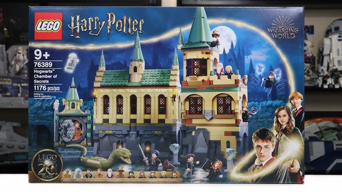  LEGO Harry Potter Hogwarts Chamber of Secrets 76389 Castle Toy  with The Great Hall, 20th Anniversary Model Set with Collectible Golden  Voldemort Minifigure and Glow-in-The-Dark Nearly Headless Nick : Toys 