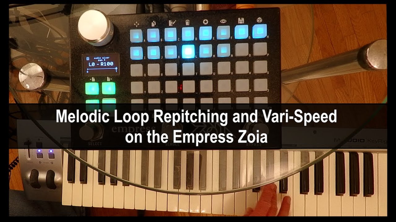 Melodic Loop Repitching and Vari-Speed on the Empress Zoia - YouTube