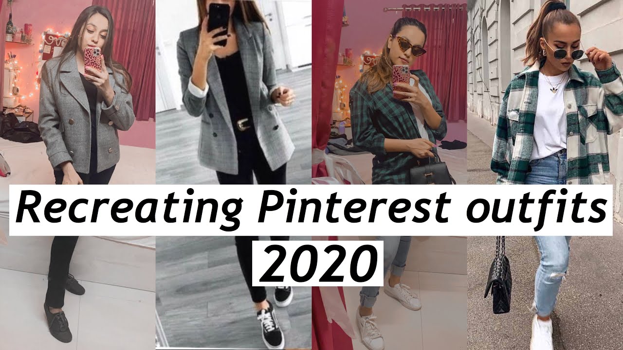 FALL FASHION 2020 OUTFIT IDEAS | Recreating Pinterest Outfits 2020 ...