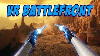 Playing STAR WARS BATTLEFRONT In Virtual Reality! (Contractors)