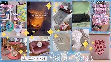 ⭐🌸 Aesthetic Amazon Buys 🌸⭐ |Tiktok Compilations | Amazon Finds