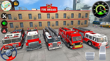 Fire Truck City Rescue Simulator - 911 US Emergency Ambulance Driving 3D : Android Gameplay