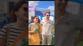 Taapsee Pannu With Her Husband Mathias Boe Cherishort30