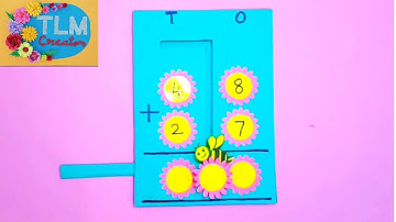 Addition TLM|Maths working model|Addition with regroupingTLM|Ennum Ezhuthum TLM Term 2 |Maths unit 4