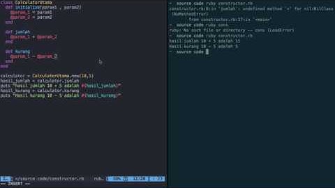Ruby Programming Tutorial -  Constructor
