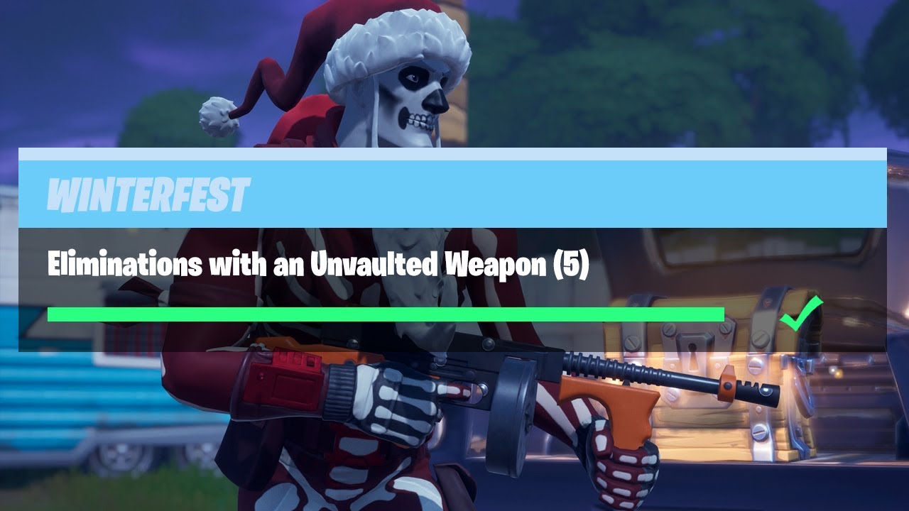 Eliminations with an Unvaulted Weapon (5) - Fortnite ...
