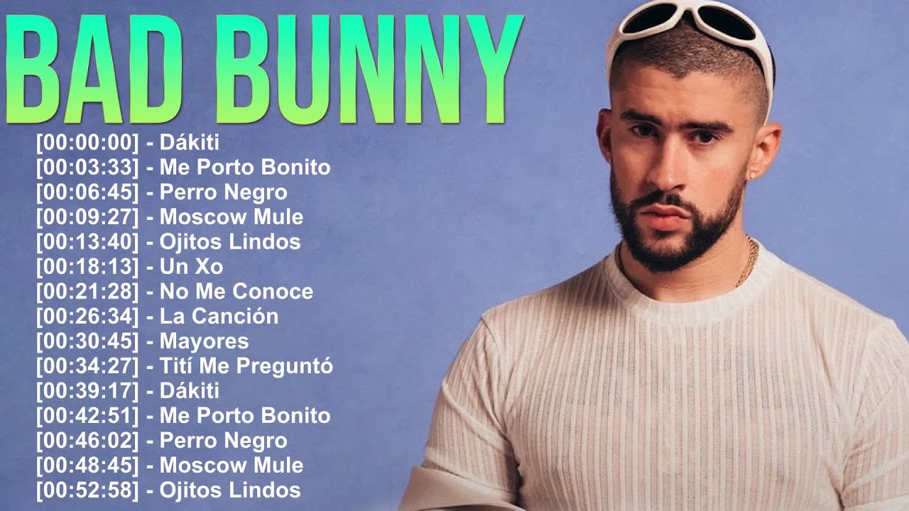 Bad Bunny Greatest Hits 🎶 Latin Trap, Reggaeton & Island Vibes You’ll Never Forget