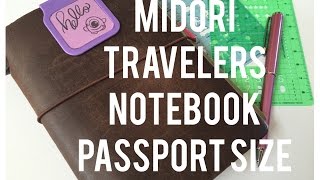 MIDORI TN PASSPORT SIZE - MY ON THE GO PLANNER *CLOSED*