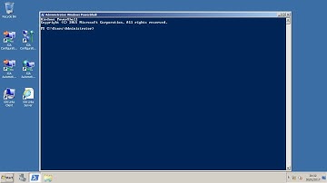 PowerShell does not open on Windows Server 2008 R2