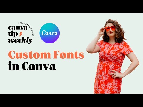 Custom Fonts in Canva