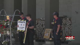 Firefighter take part in annual Fill the Boot Campaign