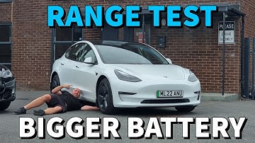 New 2022 Tesla Model 3 Long Range  with bigger 79kwh battery real-world range and efficiency test
