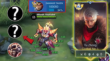 CHOU USERS HATE MY YUZHONG EVERYTIME I USE THIS BUILD - Yuzhong Gameplay - MLBB