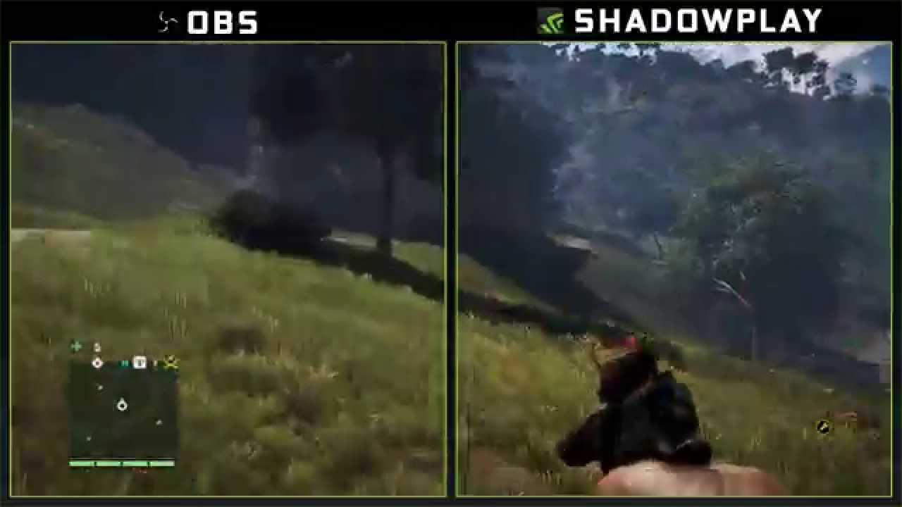 Nvidia Shadowplay Vs Obs Game Capture Far Cry 4 Youtube