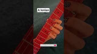 How to Play A Ionian Mode Scale #guitar #guitartutorial #guitarist #metal